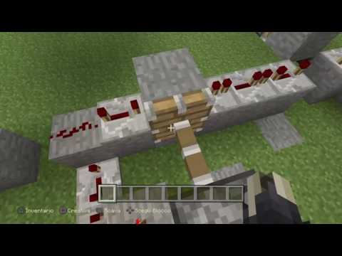 Minecraft ps4 scavatore automatico tutorial ita