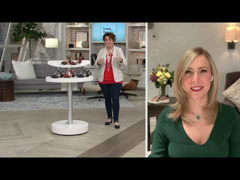 Clarks Collection Leather Heeled Mary Janes - Valarie Rally on QVC