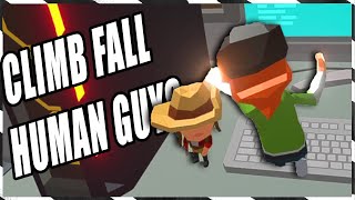 TINY MAN BUT BIG PIZZA | climb fall human guys | What In The Indie!?