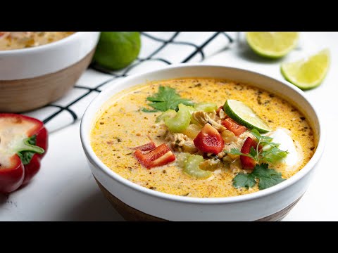 Keto Chicken Enchilada Soup Recipe [Fresh & Zingy]