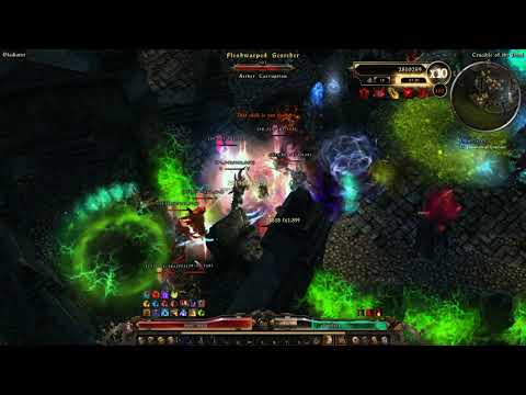 Grim Dawn — [1.1.5.2] Pierce-Bleed Blademaster(more bleed version)vs Crucible 150-170(4m 55s)