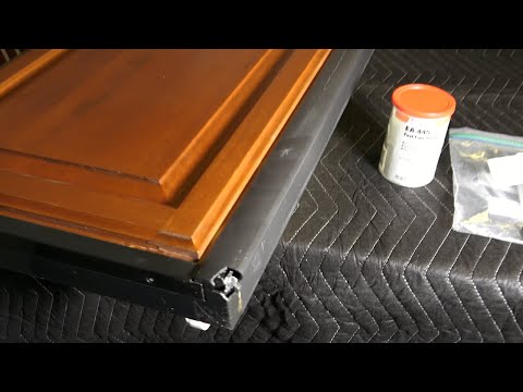 How to Repair: RV Refrigerator Door Hinge with Cracked Out Frame