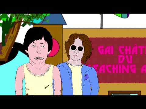 Trois lopettes au champ de fraises