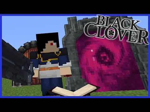 NEW BLACK CLOVER MOD! 100+ SPELLS, SPIRIT DRIVE, BOSSES,& MORE! Minecraft Black Clover Mod Review