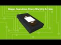 Daniel Paul Video Piracy Warning Screen