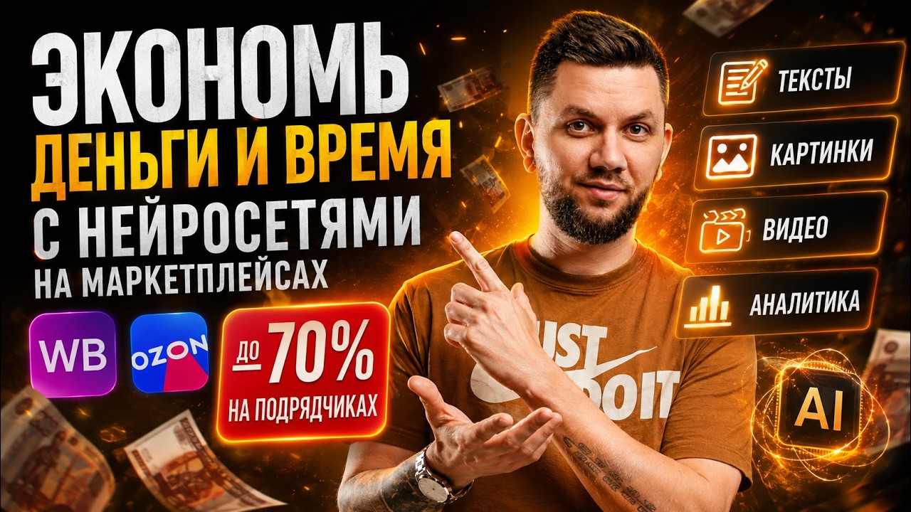 YouTube: Нейросети для маркетплейсов 2026