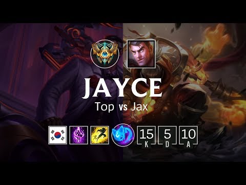 Jayce Top vs Jax - KR Master Patch 8.24