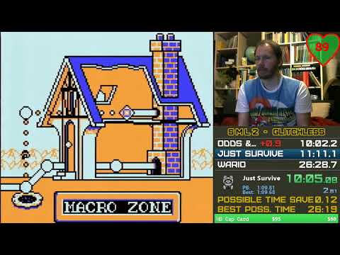 Super Mario Land 2 - 6 Golden Coins -  Glitchless in 26:27.6 (Former WR)