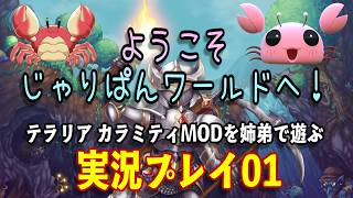 【テラリア／実況プレイ動画】ようこそじゃりぱんワールドへ！姉弟でカラミティModを遊び尽くす　Part01