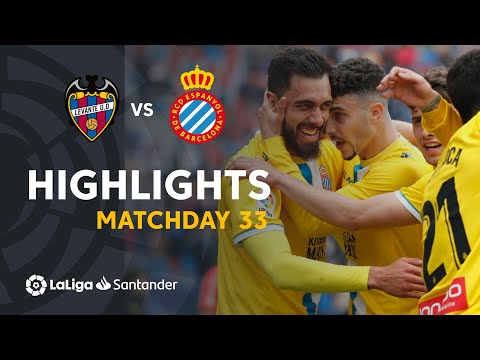 Highlights Levante UD vs RCD Espanyol (2-2)