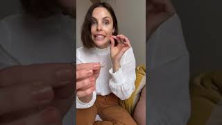 How to safely open and close Huggie Hoop Earrings - Anna Tyrell