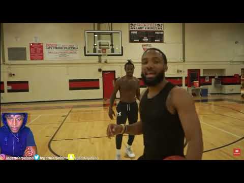 B ELLIS NAH YOU TOUGH!! B Ellis INTENSE TRASH TALKING 1v1 Against D1 STAR Derrick Tezeno Reaction!