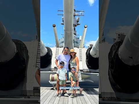 Visitando el acorazado Missouri en Pearl Harbour! Te gustaría ver el interior de este barco?