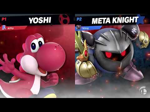 Friday Night Netplay #24 - Ladder - Riflip (Yoshi) Vs. Kling (Meta Knight)