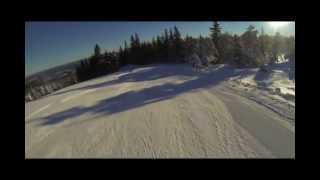 preview picture of video 'Nya skicrossbanan på Hovfjället'