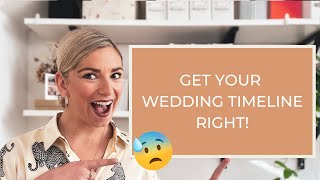 Wedding Day Timeline | How To Get It Right