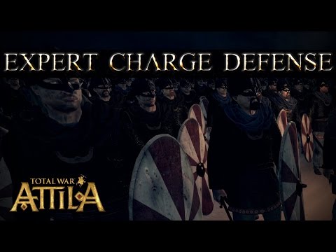 Total War Attila - Expert Charge Defense and Spear Wall against High Charge Infantry