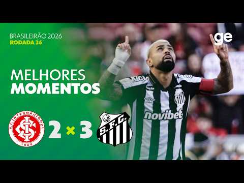 Gols e melhores lances de Internacional x Santos