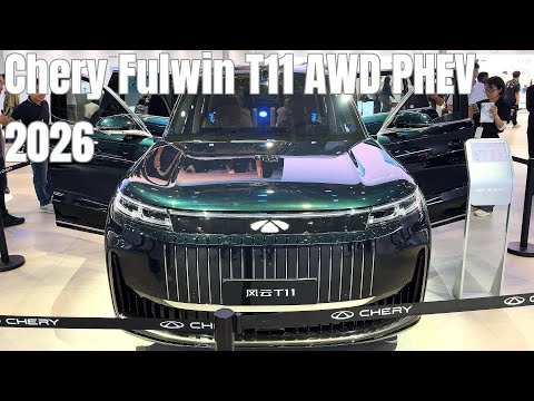 2026 Chery Fulwin T11 AWD PHEV FirstLook Walkaround—Shanghai Auto Show 2025 | 4K