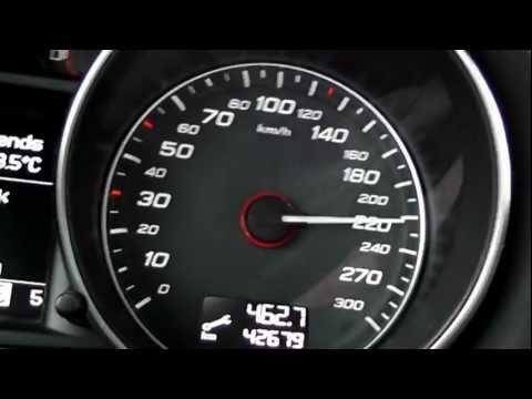 Audi TTS (272PS) 0-240km/h Beschleunigung im Sport-DSG-Modus (S-Gang)