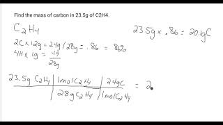How to Find the Mass of a Specific Element in a Compound