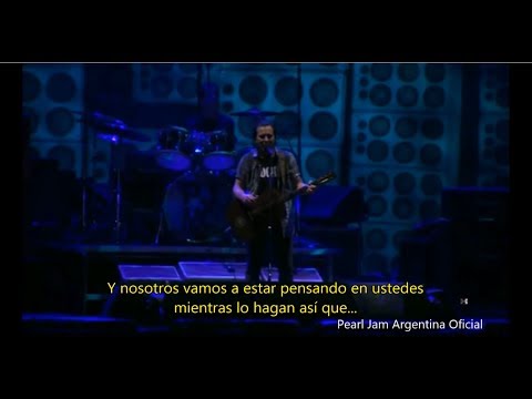 Pearl Jam (2013-04-03) Argentina, Pepsi Music SUBTITULADO