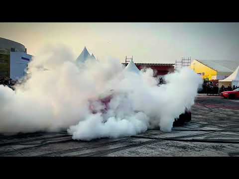 Pure adrenaline on display BMW M4 & M2 drifting madness at Delhi Expo! #BMW #M4 #M2 #DelhiExpo