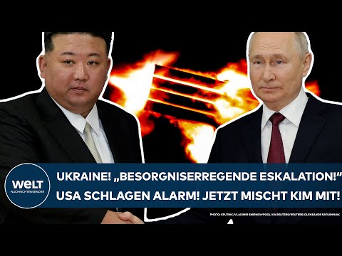 PUTINS KRIEG: "Besorgniserregende Eskalation!" USA schlagen Alarm! Jetzt mischt Nordkorea auch mit!