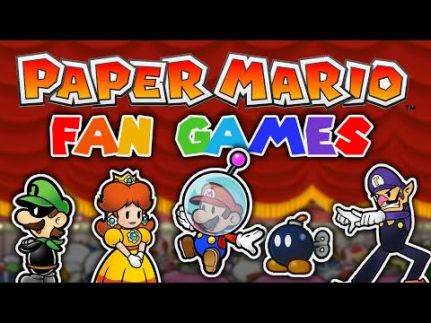 9 AMAZING Paper Mario Fan Games!