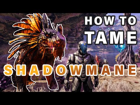 How to Tame a SHADOWMANE with Fish Basket ► Ark Genesis 2