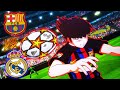El Clásico in Captain Tsubasa: Rise of New Champions- Barcelona vs Real Madrid