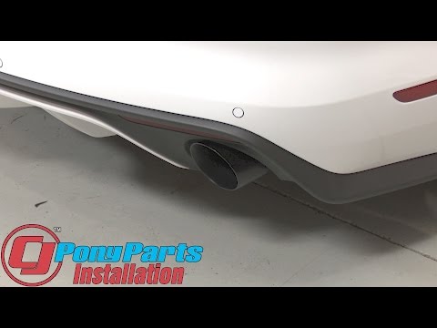 2015-2017 Mustang GT MBRP Axle-Back Exhaust Kit With 4" Tips Installation