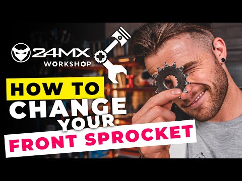 FRONT SPROCKET CHANGE IN A DIRT BIKE - HOW TO TUTORIAL