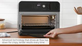 What materials are Instant Brands Instant Omni Pro Air Fryer Toaster Ovens  made of?