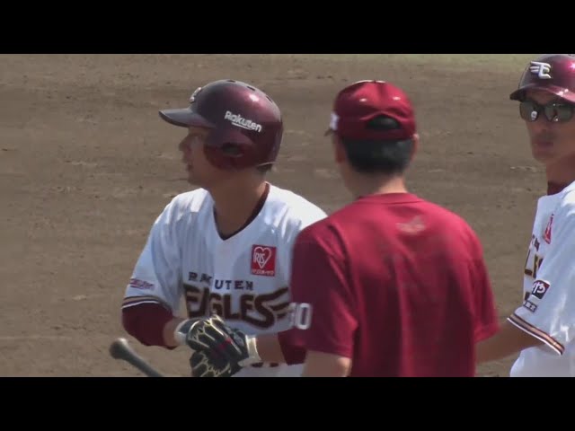【ファーム】本日マルチ安打!! イーグルス・江川侑斗 今季初打点のタイムリーヒットを放つ!! 2023年7月25日 東北楽天ゴールデンイーグルス 対 東京ヤクルトスワローズ