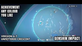 [Genshin Impact Achievement] Any Colour You Like: Light Up The Dark Side Of The Moon Map