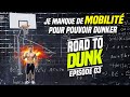 JE MANQUE DE MOBILITÉ POUR POUVOIR DUNKER! 🏀 Road to dunk à plus de 35 ans Ep3