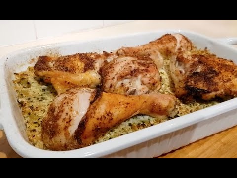 How to make Low Carb Baked Chicken and Cauliflower Rice