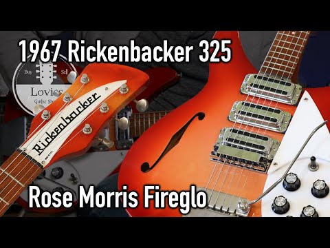 Vintage! 1967 Rickenbacker 325 Rose Morris Model  Fireglo w/ 3 Pickups & Vibrato + OHSC image 22