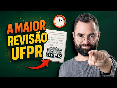 📚 AULÃO UFPR 2026 | A MAIOR REVISÃO JÁ FEITA!