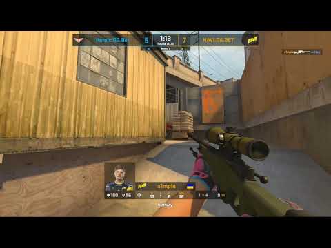 s1mple AWP ACE vs Heroic
