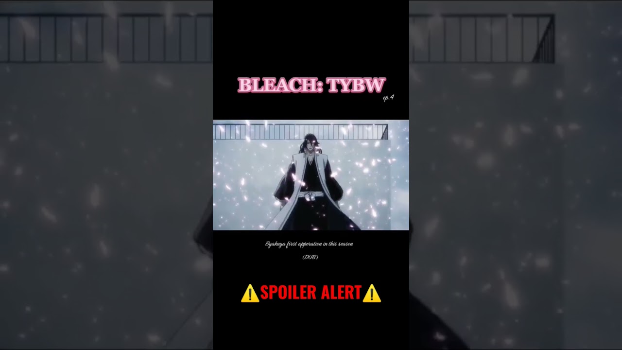 BLEACH: TYBW (Dub) - Byakuya's enternace [ep.4] #BLEACH #BLEACHTYBW #ByakuyaKuchiki