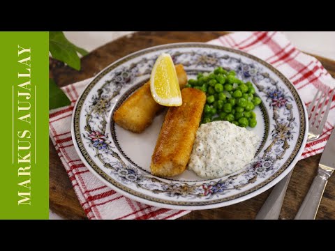 Fiskpinnar med remouladsås | Markus Aujalay