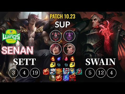 JAG Senan Sett vs Swain Sup - KR Patch 10.23