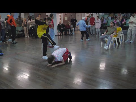 отбор 2x2 Flow rockets vs bboy Iceman & Gor - "ALL OPTION" break dance battle