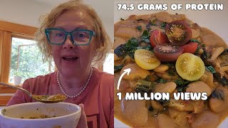 I made this ANTI-INFLAMMATORY Harissa Butter Beans  Recipe | Dairy-Free & High Protein #butterbeans