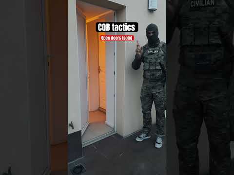 CQB tactics : open doors solo #airsoft #army #military #fakegun