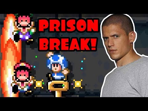 Super Mario Maker 2 Multiplayer Co-Op Prison Break