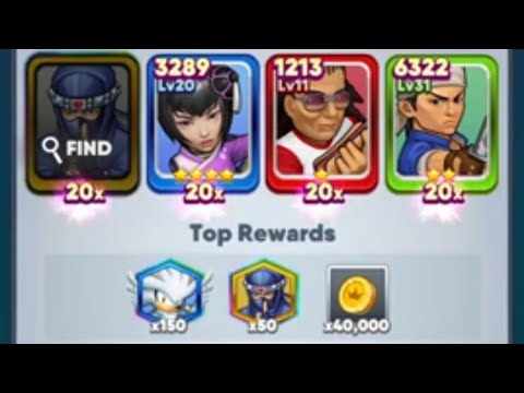 Sega Heroes let's go win silver shards PART 28