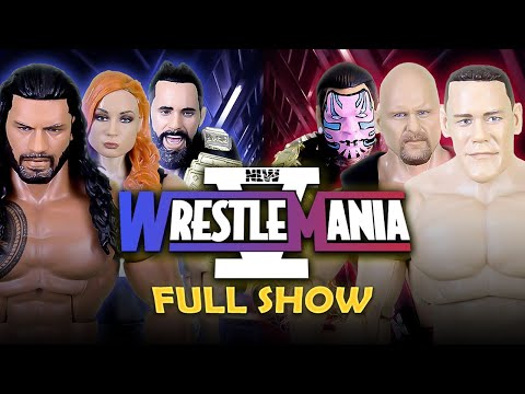 NLW WrestleMania 5 FULL SHOW | WWE Action Figure PPV